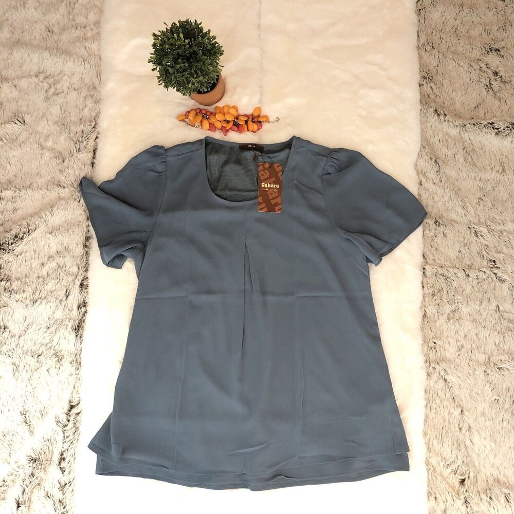 NWT Gaharu Women Casual Blouse L - Picture 5 of 16